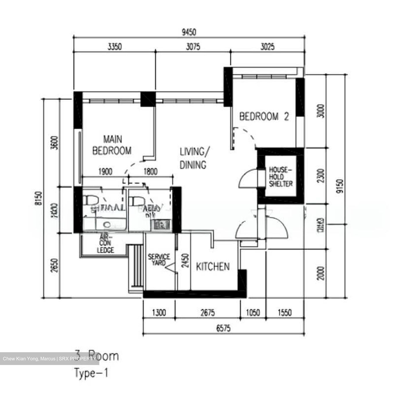 Blk 94 Skyparc @ Dawson (Queenstown), HDB 3 Rooms #548529501